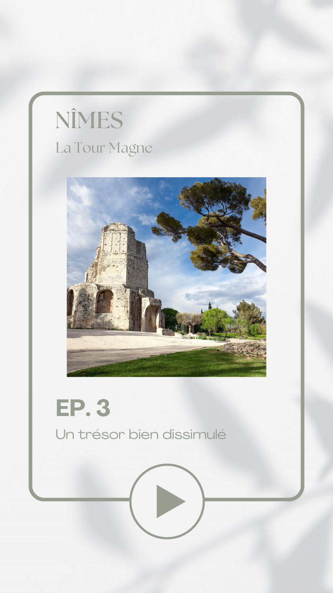 Audioguide Nîmes - La Tour Magne - Français