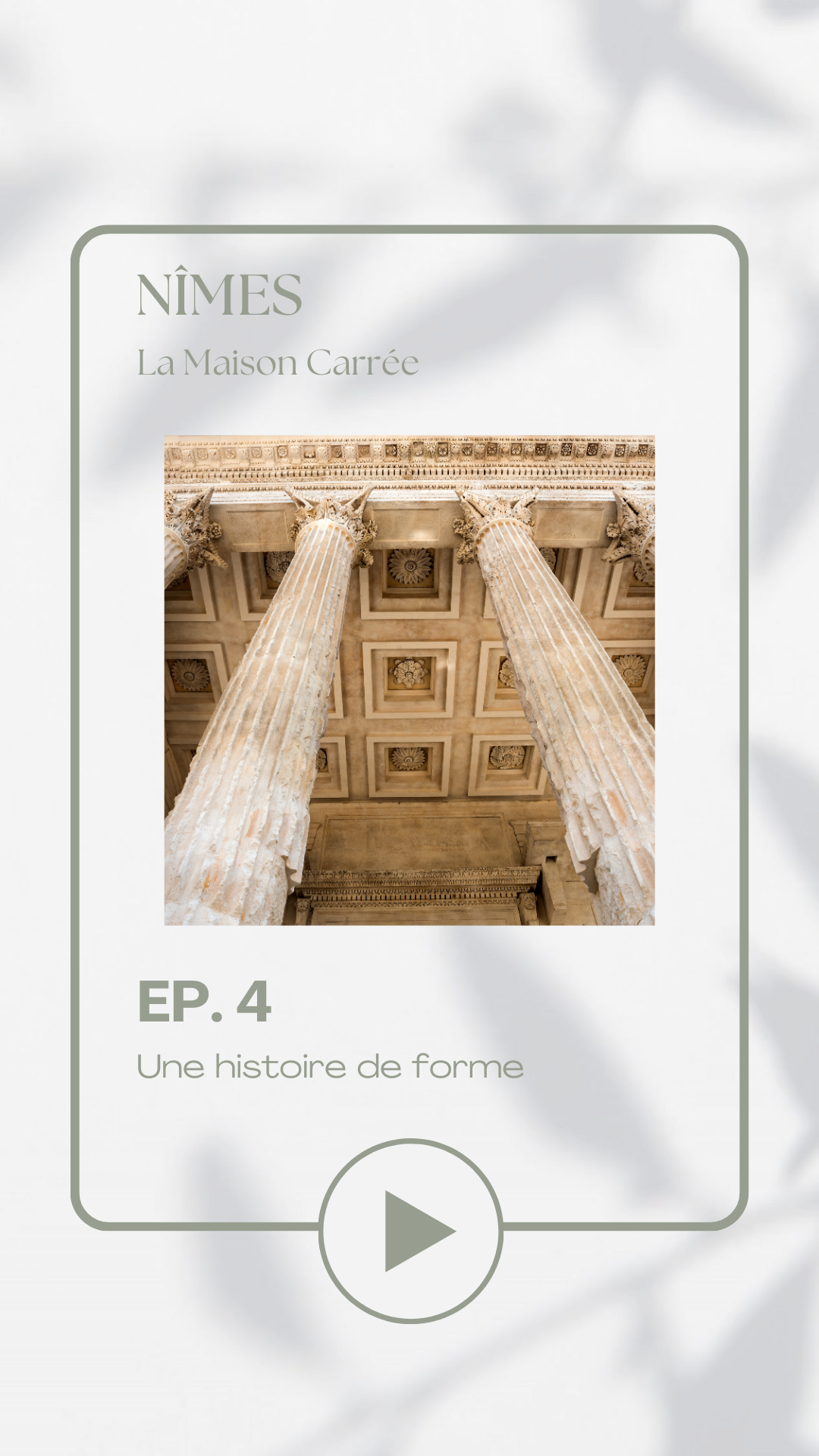 Audioguide Nîmes - La Maison Carrée - Français