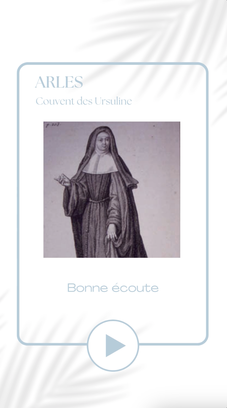 Audioguide - Le Couvent des Ursulines - Français