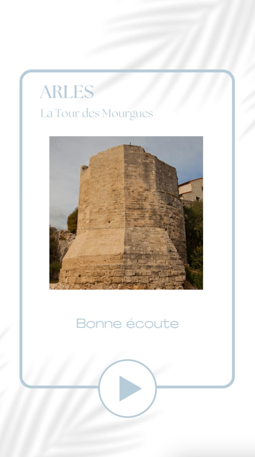 Audioguide- La Tour des Mourgues - Français