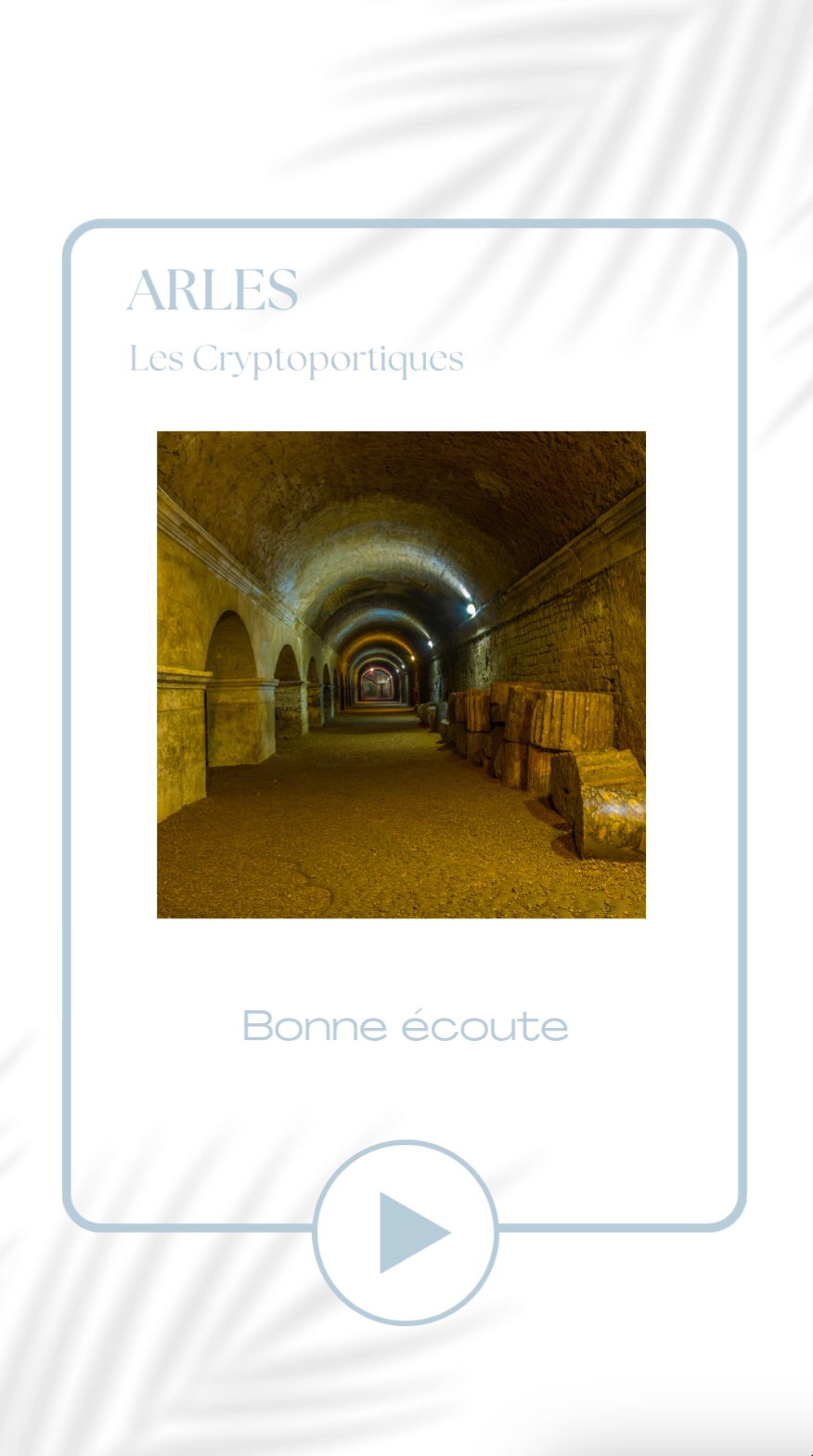 Audioguide - Les Cryptoportiques - Français